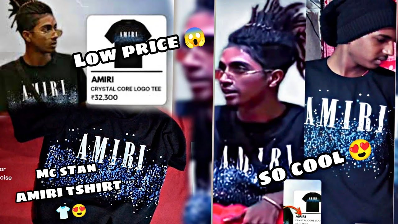 Mc Stan AMIRI Tshirt 😍, Low price 😱 So cool