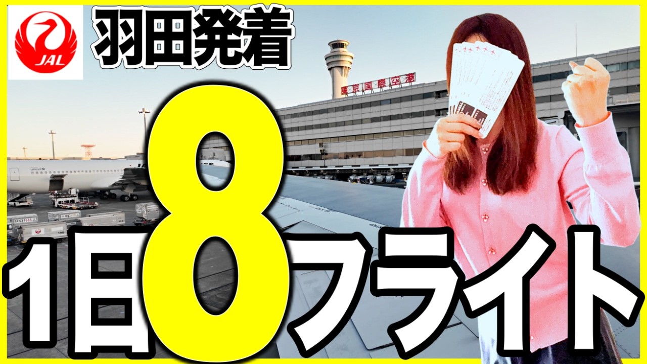 【今だけLSP2倍】羽田発着1日8レグ✈️14時間飛び続ける修行はアリ？｜2026年JAL修行