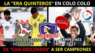 La SALVACIÓN de COLO COLO: De CASI DESCENDER a CAMPEONES