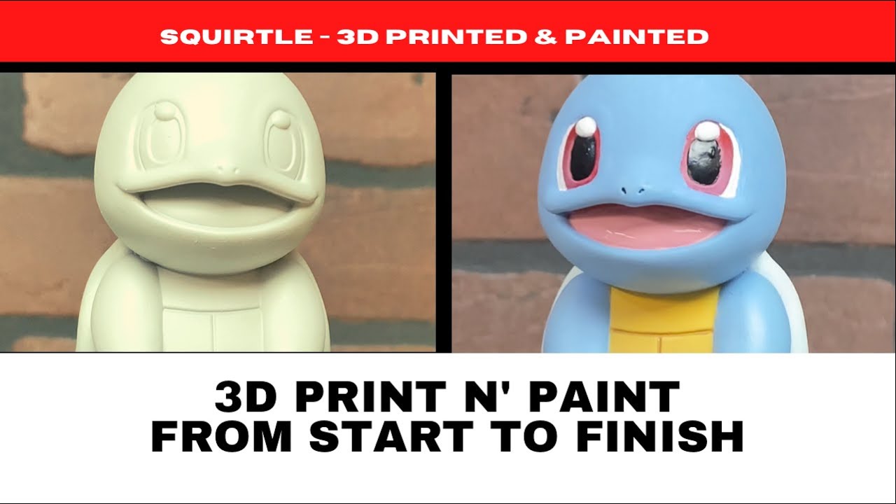 3D Print & paint Meowth air balloon pokemon #3dprinting #3dprint