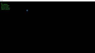 C and Win32 hacker screen
