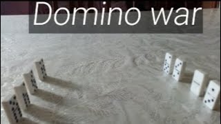 Domino war. Stop Motion test