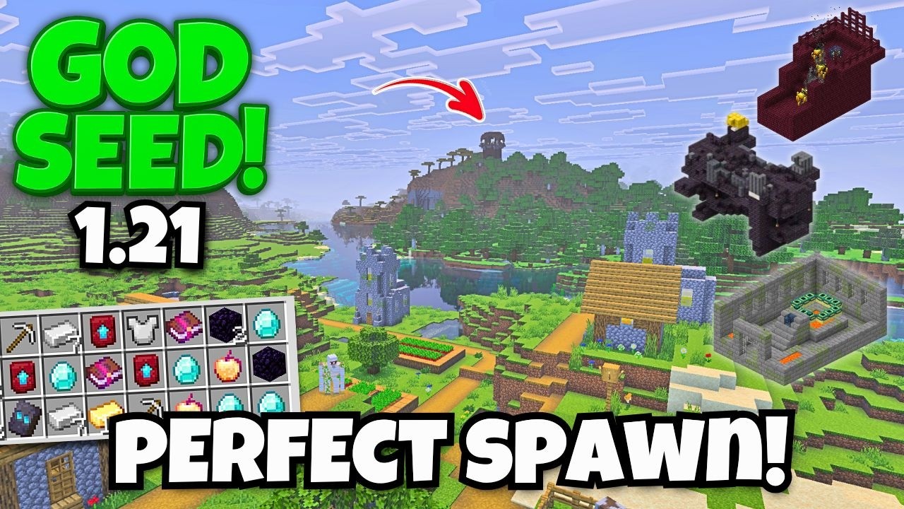 🔥New BEST Minecraft Bedrock seed for Survival 1.21 - YouTube