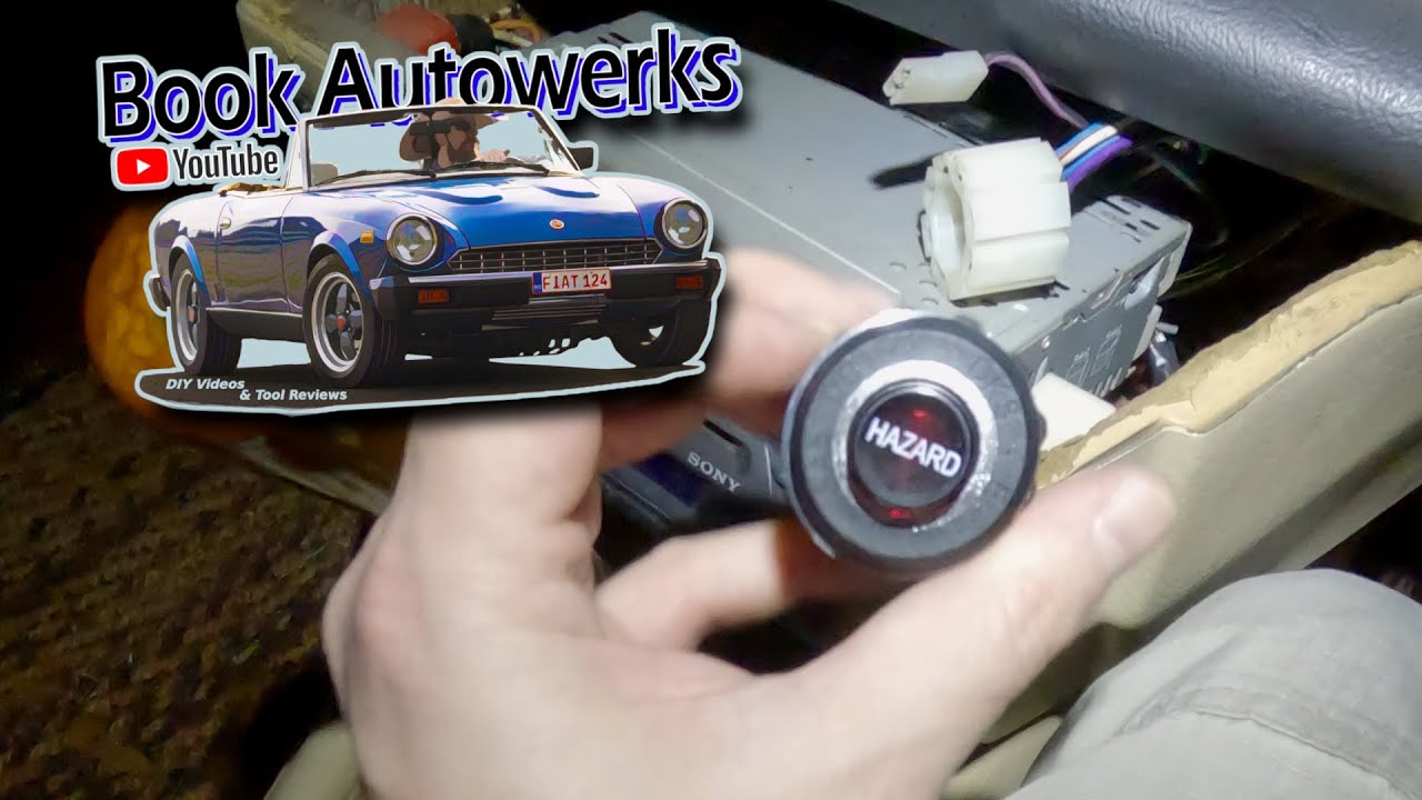 Hazard Switch Original Connection, Fiat & Alfa - (SKU 19-9380
