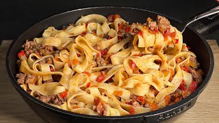Delicious pasta recipe from the best restaurant! You can't imagine how easy it is!