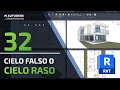 Crear techos o cielos falsos Revit 2026 - Clase 32 - Curso básico de Revit 2026 en español