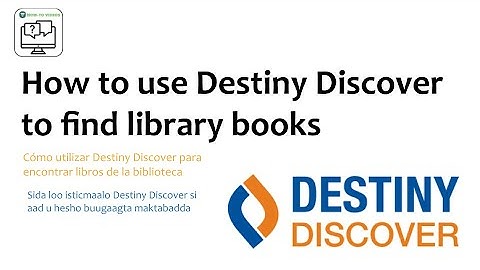 How to use Destiny Discover