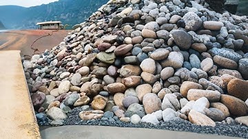 2500-Ton Self-Unloading Ship Unloads Pebbles. It’S So Cool To Decompress The Long Video!