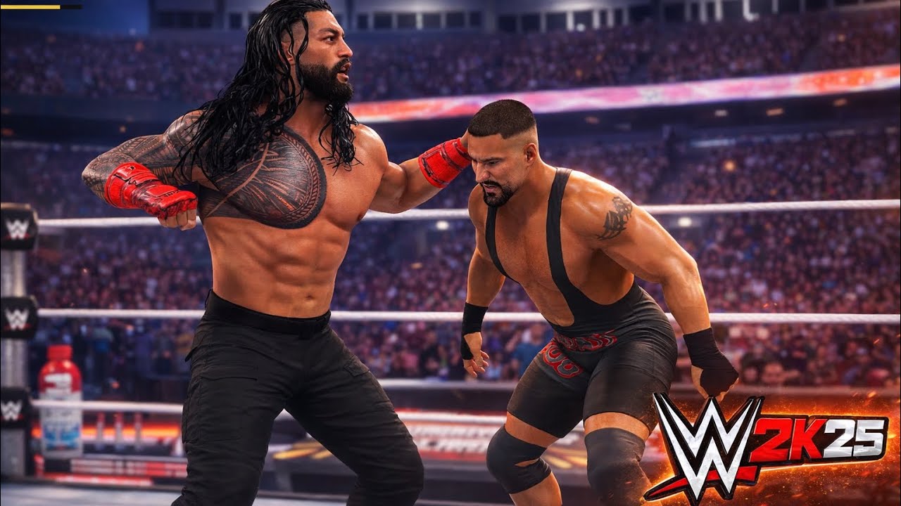 Roman Reigns vs Bron Breakker – World Heavyweight Championship | SummerSlam (WWE 2K25)
