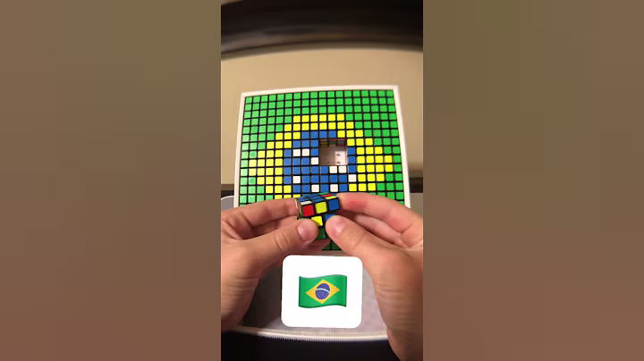 Rubik’s cube flags! Japan, Brazil, and Canada! #flag #rubikscube