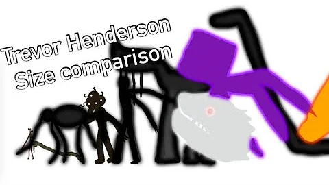 ULTIMATE Trevor Henderson giant size comparison! (And some fan made giants)
