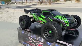 Traxxas XRT Ultimate Unboxing and first bash session