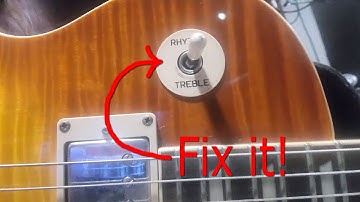 Les Paul Style Selector Switch Repair