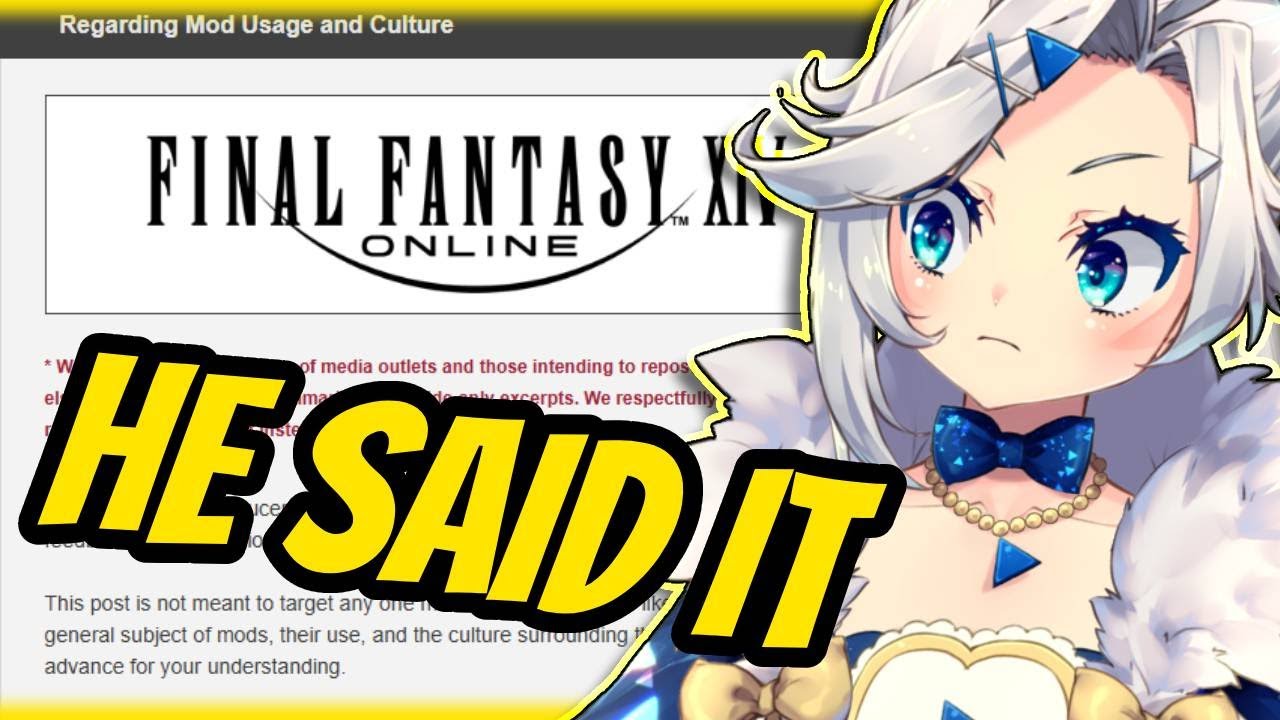 Yoshi-P's Stance on Mods