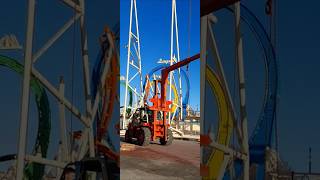 Olympia Looping (Barth) Aufbau Hamburger Frühlingsdom 2026 #kirmes #coaster hamburgerdom #5er