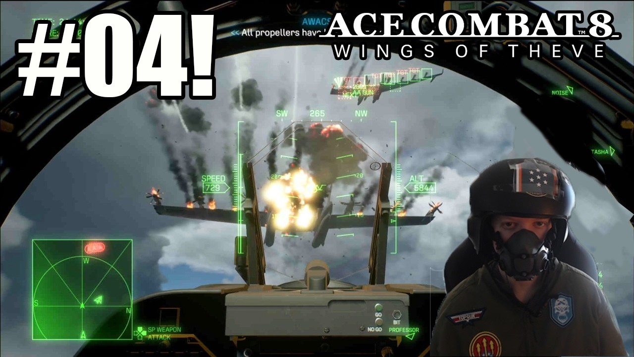 The FCU Shoots Down Sotoa's Large Cargo Planes- Ace Combat 8 Wings Of Theve Elite Difficulty Part 4