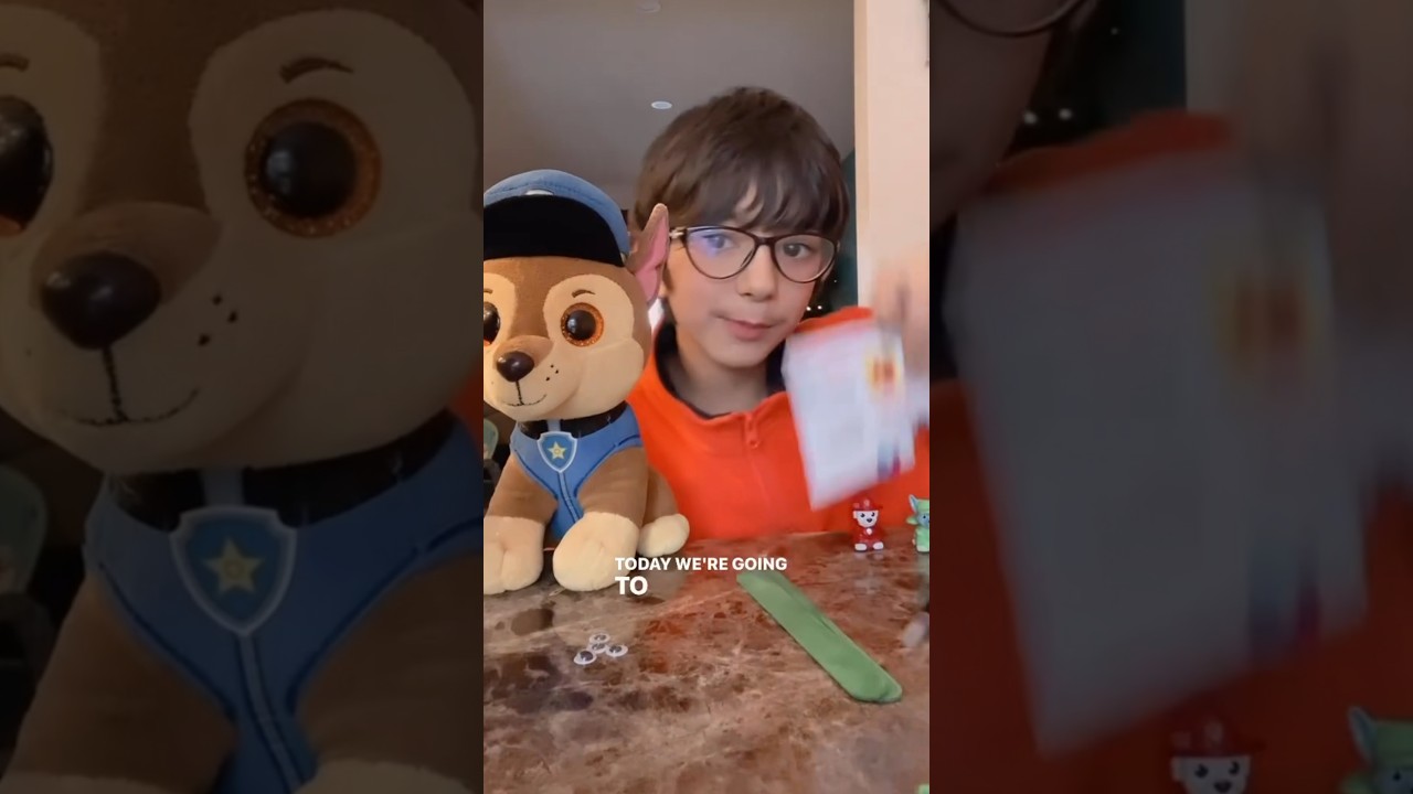 Ayaan made toy for baby sister. 