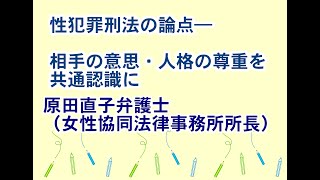 「性犯罪刑法改正の論点――相手の意思・人格の尊重を共通認識に」