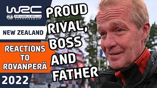 Reactions to Kalle Rovanperä's Championship Victory |  WRC Repco Rally New Zealand 2022