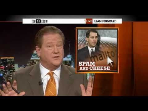 March 24, 2011. MSNBC. Ed Schultz reporting. Carlos Lam, deputy prosecutor of Indiana, sent an email to Wisconsin governor Scott Walker (R) urging Walker to orchestrate a false flag attack (including use of a firearm) against himself to discredit public sector unions. The email was obtained by the Associate Press via a Freedom of Information Act (FOIA) request.