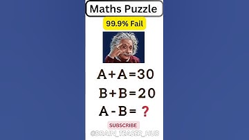 Only genius mind can answer part-188 #maths #riddles #iqtest #iqtes