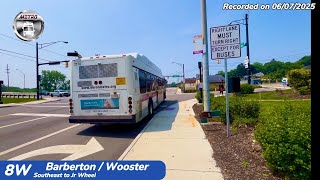 Akron Metro 2013 Gillig Low Floor CNG 40’ #2174 ride [8W Barberton / Wooster]