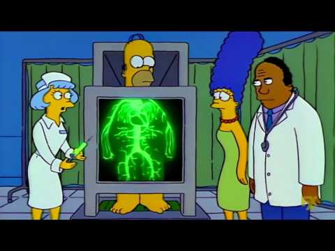 Homer's radioactive circulatory system (The Simpsons)