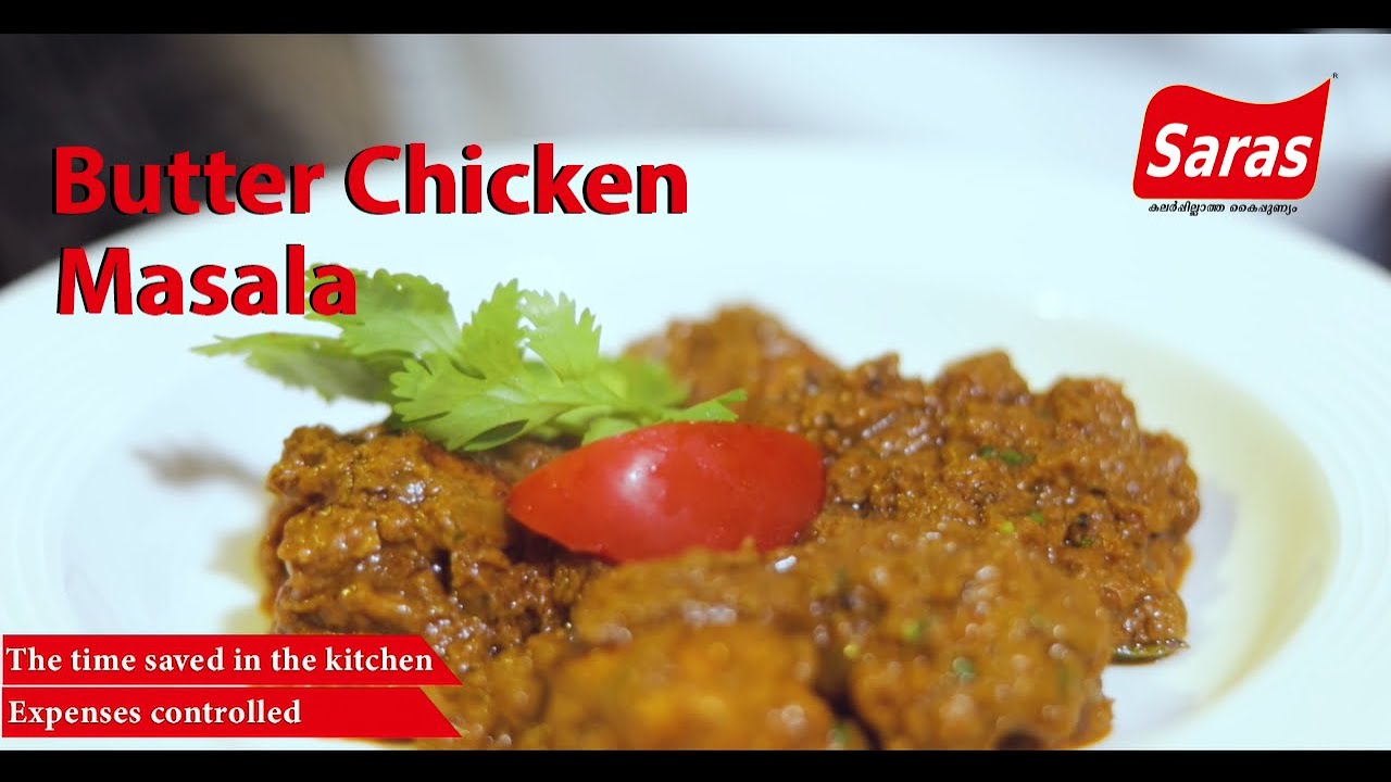 Butter Chicken Masala SARAS YouTube
