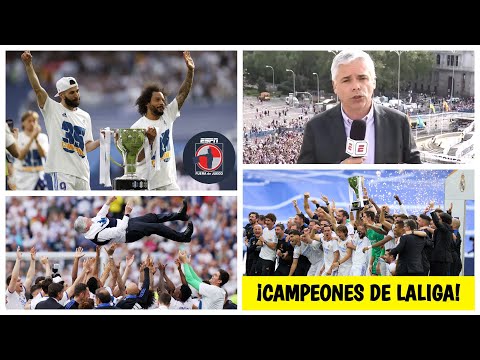 El Real Madrid se coronó campeón de La Liga y todo Cibeles se rinde a sus pies | Fuera de Juego