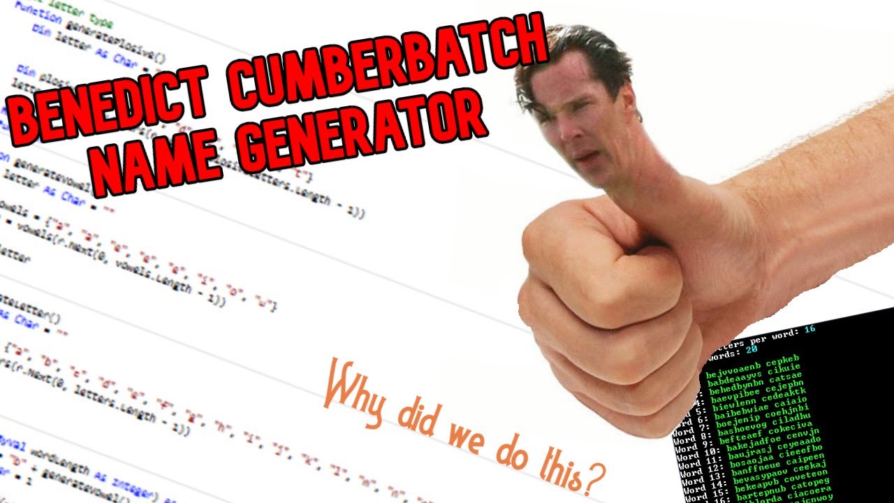 Benedict Name Generator YouTube