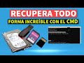 Forma REAL y Gratis de Recuperar Datos de Disco Duro, Memoria USB, SD, Micro SD y SSD (Usando CMD)