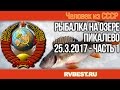 Рыбалка на Пикалево 25 марта 2017 часть 1. Северная рыбалка в Северодвинске