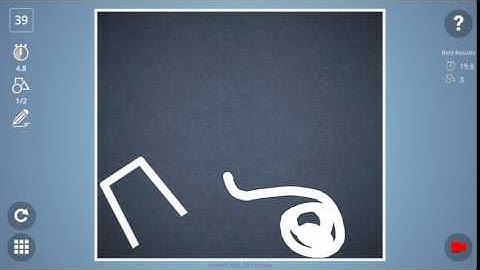 Check out how I solved level 39 in Brain It On! #BrainItOn