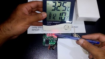 w1209 digital thermostat internal setting in Urdu/Hindi