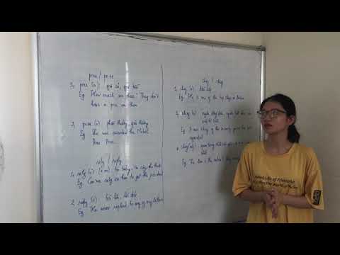 Price & Prize | Rely &  Reply | Chef & Chief | Phân biệt một số từ dễ nhầm lẫn trong tiếng Anh #8 - youtube