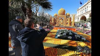 Фестиваль лимонов в Ментоне