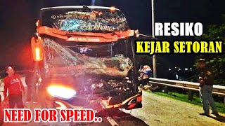 Aksi Bus Blong Balapan Di Malam Hari Terbaru 2022