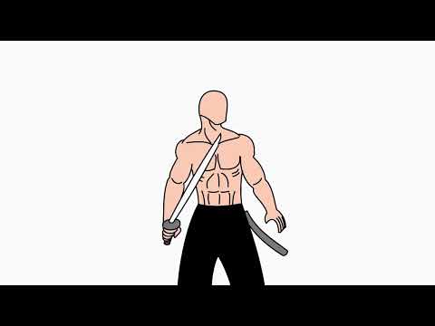 Samurai Loop 2D Animation