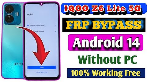 IQOO Z6 Lite 5g | Frp Bypass Setting Not Working || IQOO Z6 Lite 5g | Frp Bypass Android 14 || 