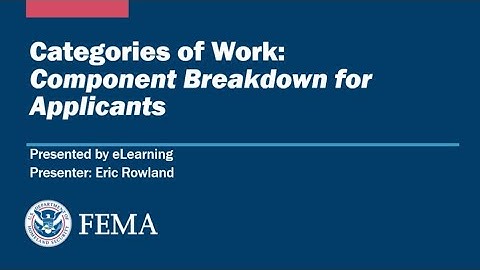 Component Overview for Applicant