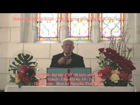 Video Chúa nhật 25/09/2022 - HTTLVN Paris thờ phượng Chúa -... - youtube