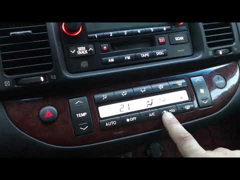 Самодиагностика климат-контроля, отопления и вентиляции в Тойота Камри XV30 (ACV30L)