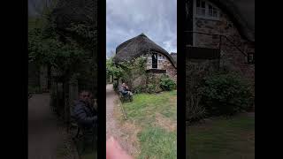 Amazing thatch houses in the  village of Cockington#travel #walk#adventure