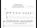 Canon in D - Guitar Tab