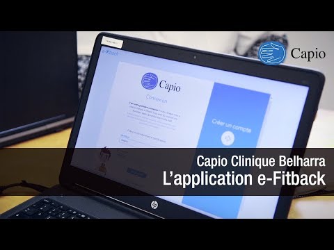 Capio Clinique Belharra présente l'application e-Fitback
