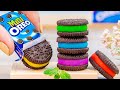 Amazing 🍫 OREO Cake 💙 Wonderful Miniature Rainbow Oreo Chocolate Cake Decorating | Mini Cakes Recipe