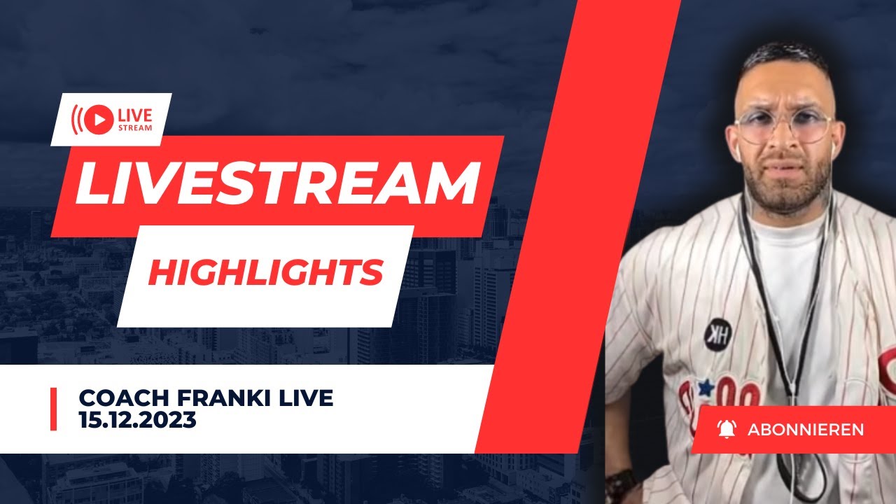 😱 Coachfranki LIVE auf TikTok! | Highlights vom 15.12.2023