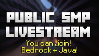 Public Minecraft SMP with Viewers! Java and Bedrock!