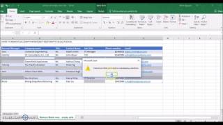 how to delete all blank rows in excel (but keep the ones with empty cells)