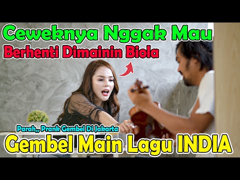 Ceweknya Nggak Mau Berhenti Dimainin Biola, PARAH!!! Prank Gembel di Jakarta Gembel Main Lagu INDIA